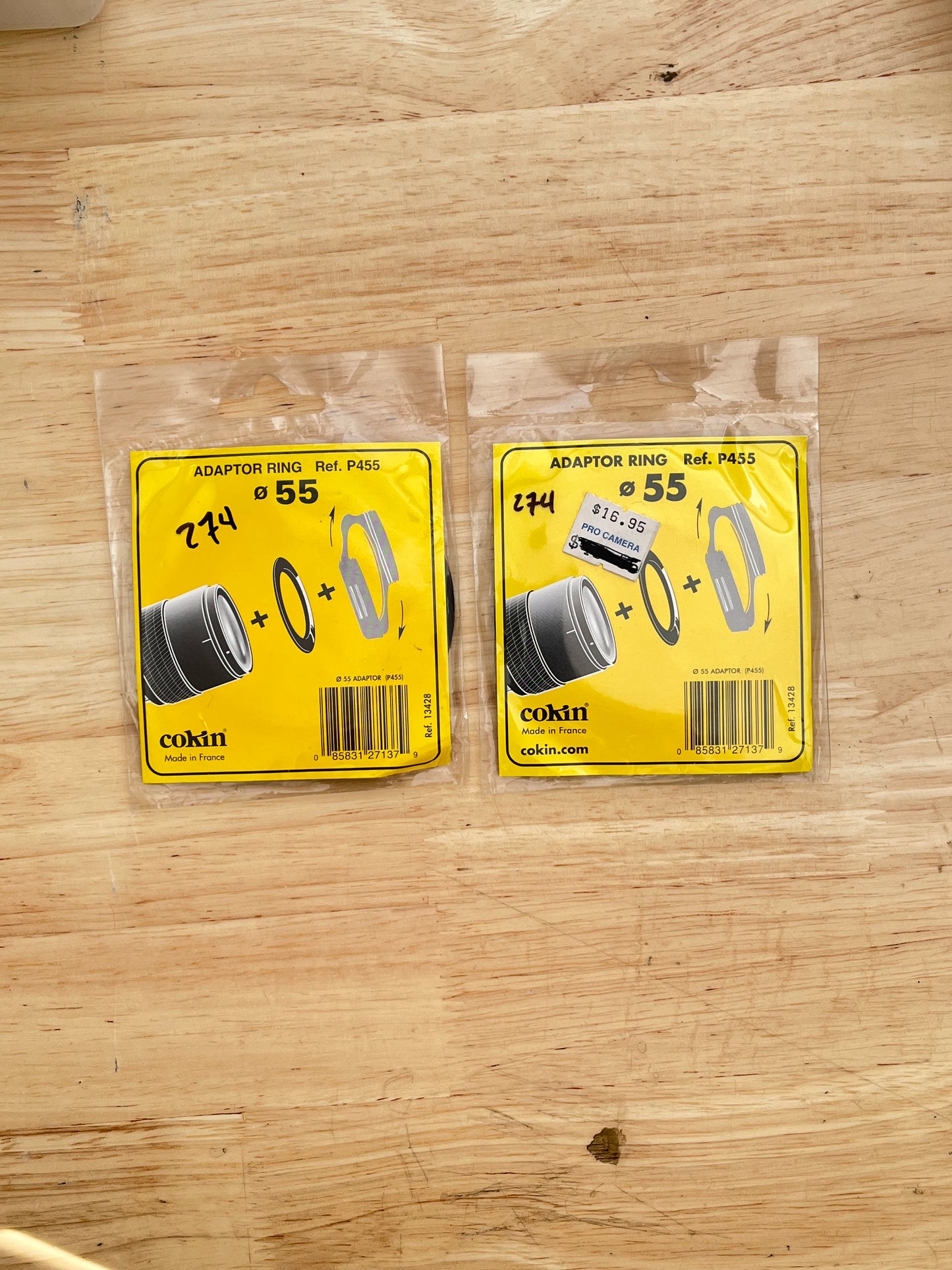 COKIN Adaptor Ring P Series 55mm